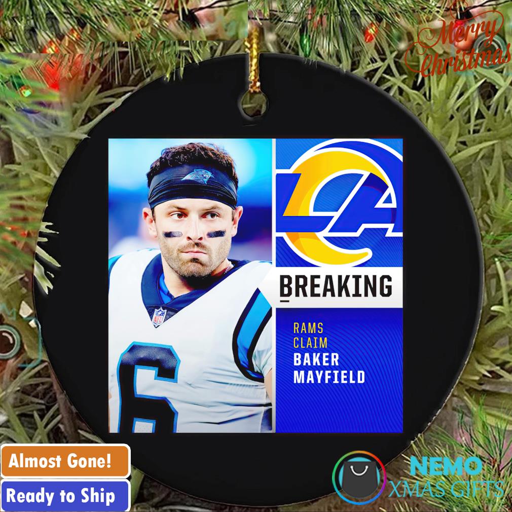 Rams claim QB Baker Mayfield ornament