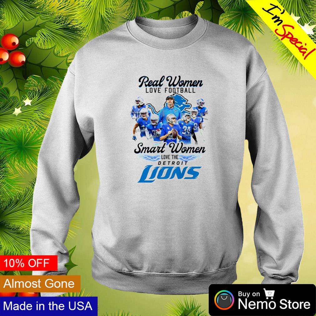 Buy Real Women Love Football smart Women Love The Detroit Lions