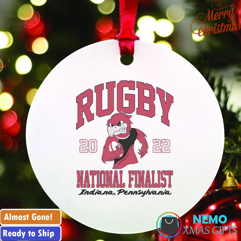 Rugby 2022 national finalist Indiana Pennsylvania ornament