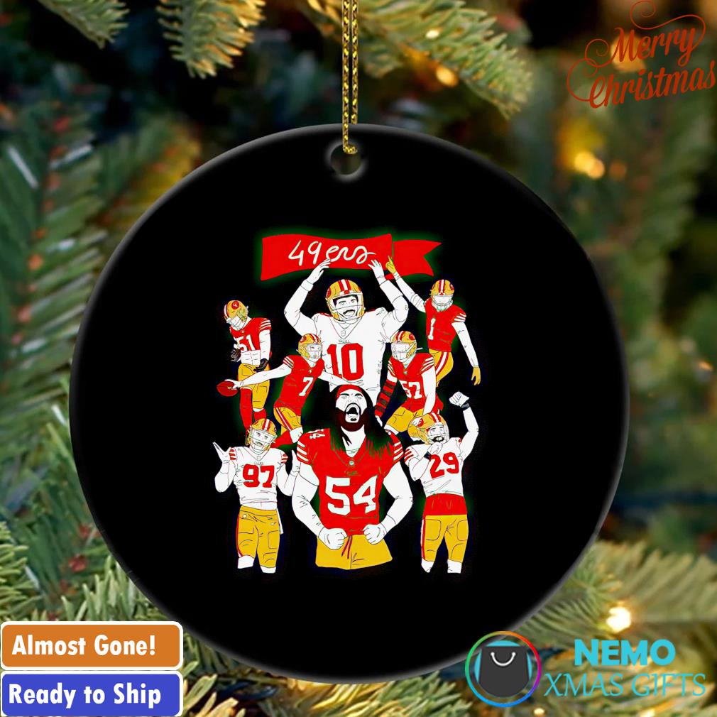 NFL San Francisco 49ers Personalized Photo Ornament - 2 Sided