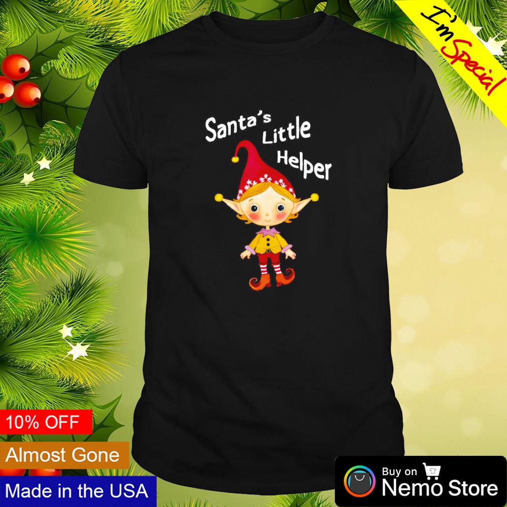 Santa's little helper Christmas shirt