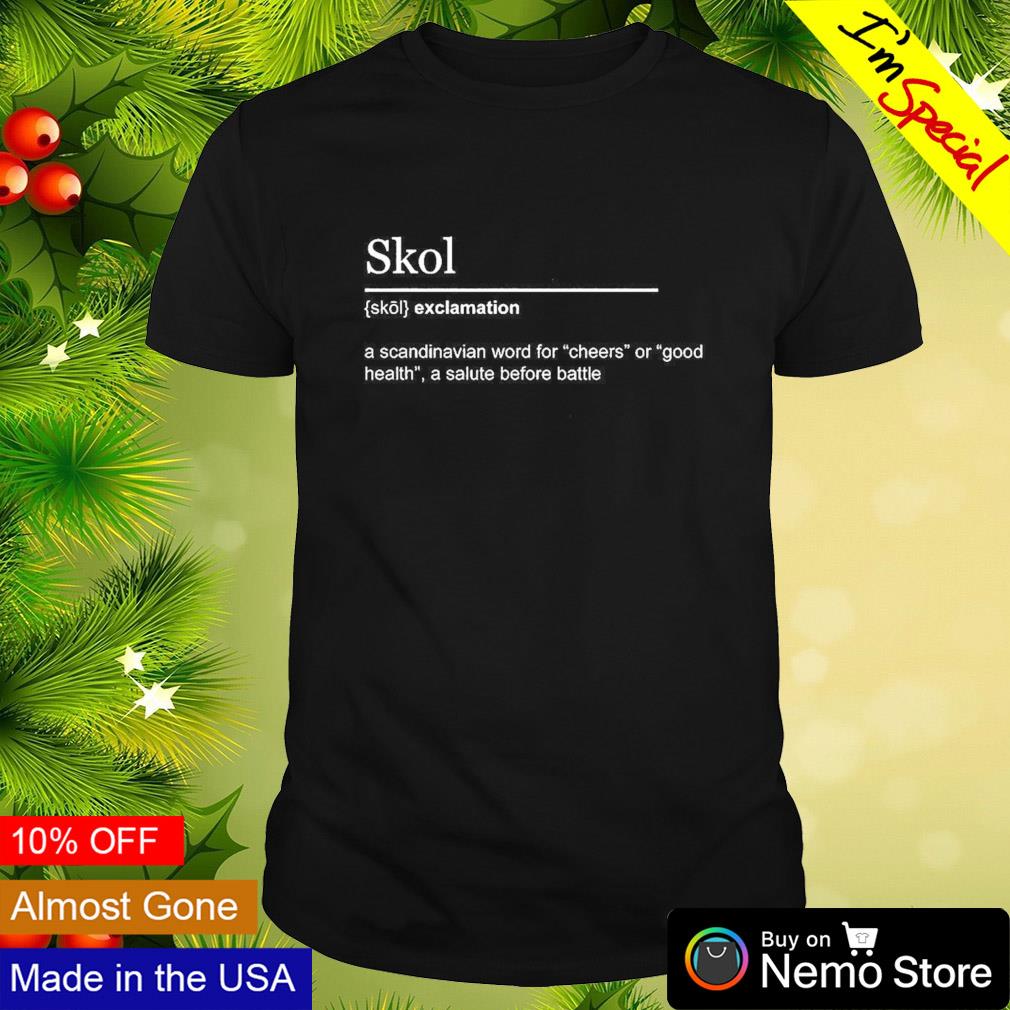 Skol a scandinavian word for cheers or good health definition