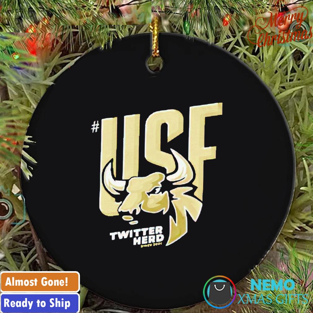 South Florida Strong USF Twitter herd ornament
