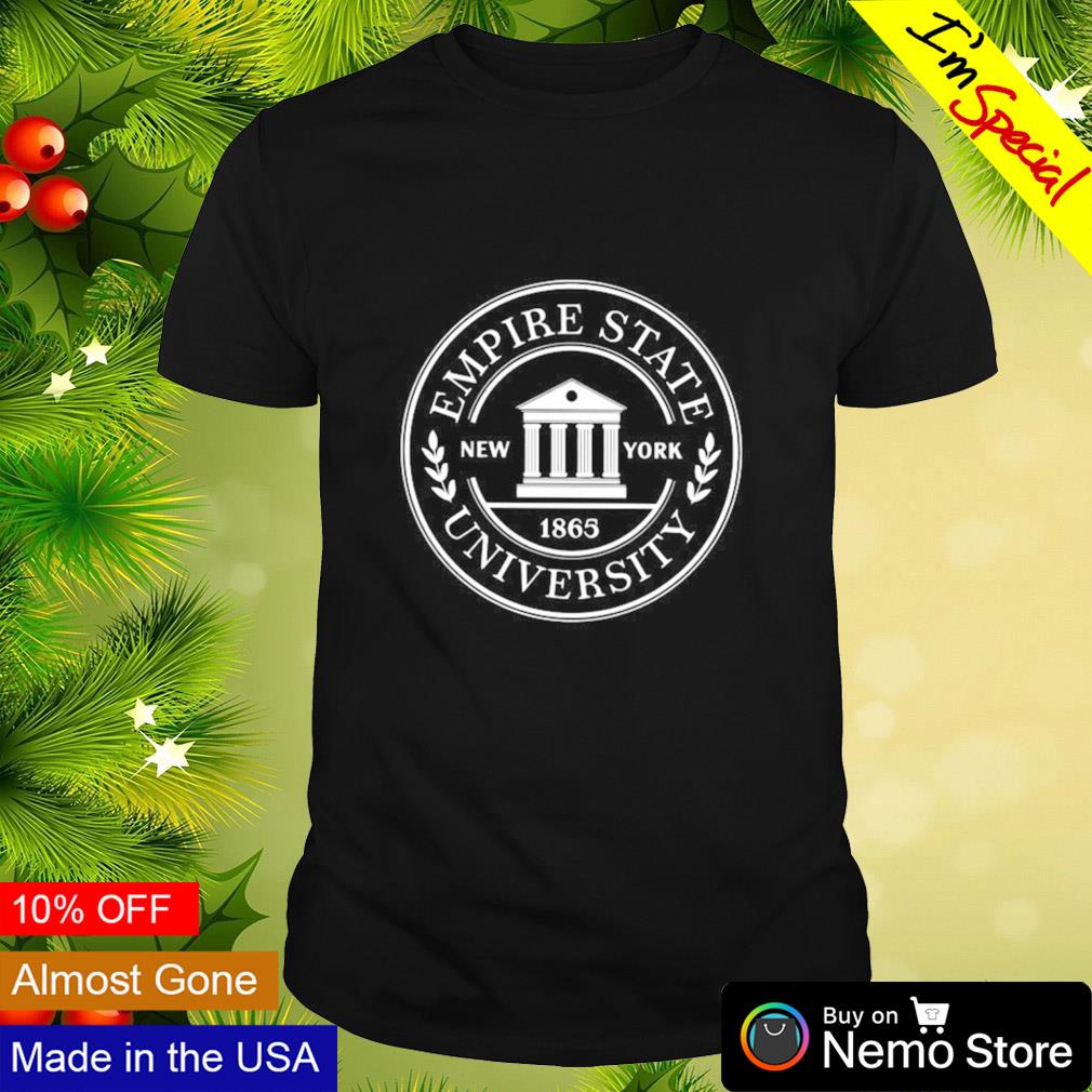 Spideyranger Empire State University New York 1865 logo shirt