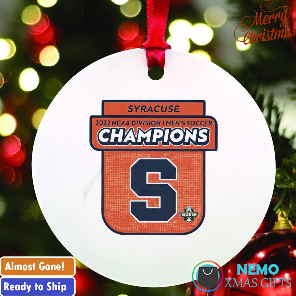 Syracuse 2022 NCAA Men’s Soccer Champions ornament