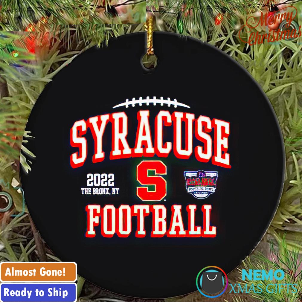 Syracuse Orange 2022 Pinstripe Bowl ornament
