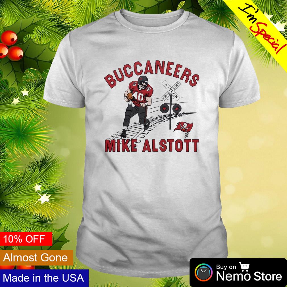 Tampa Bay Buccaneers Mike Alstott a train crossing shirt, hoodie, sweater  and v-neck t-shirt
