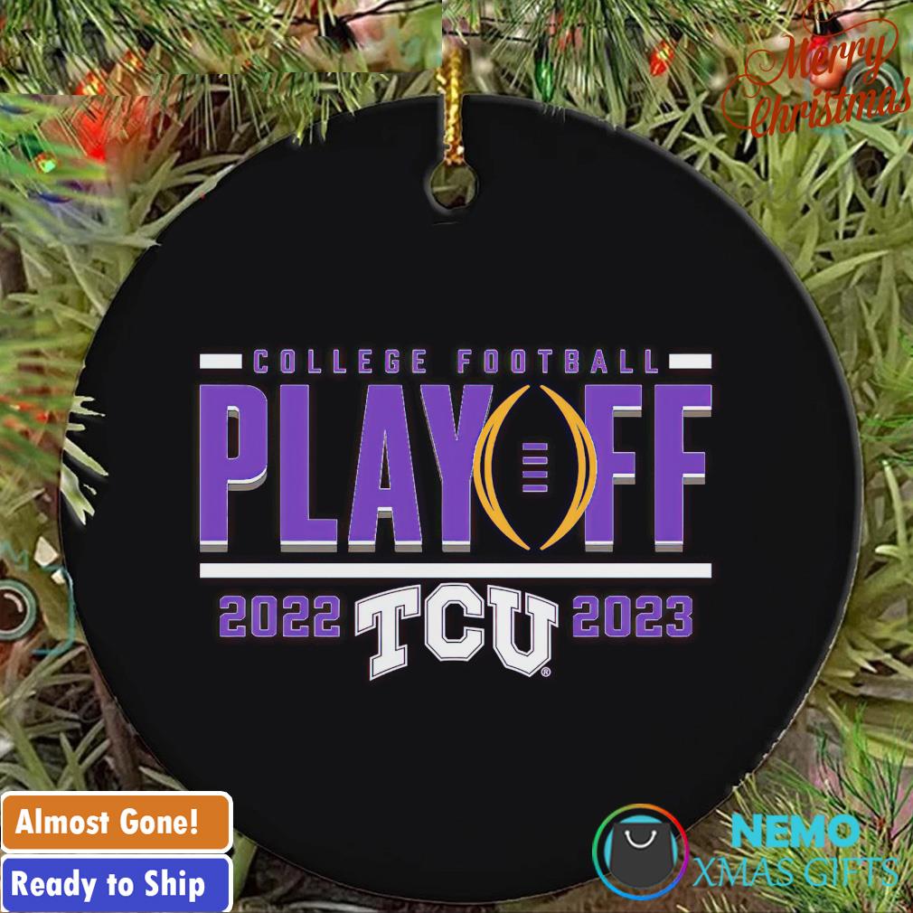 TCU Horned Frogs 2022 College Football Playoff First Down ornament