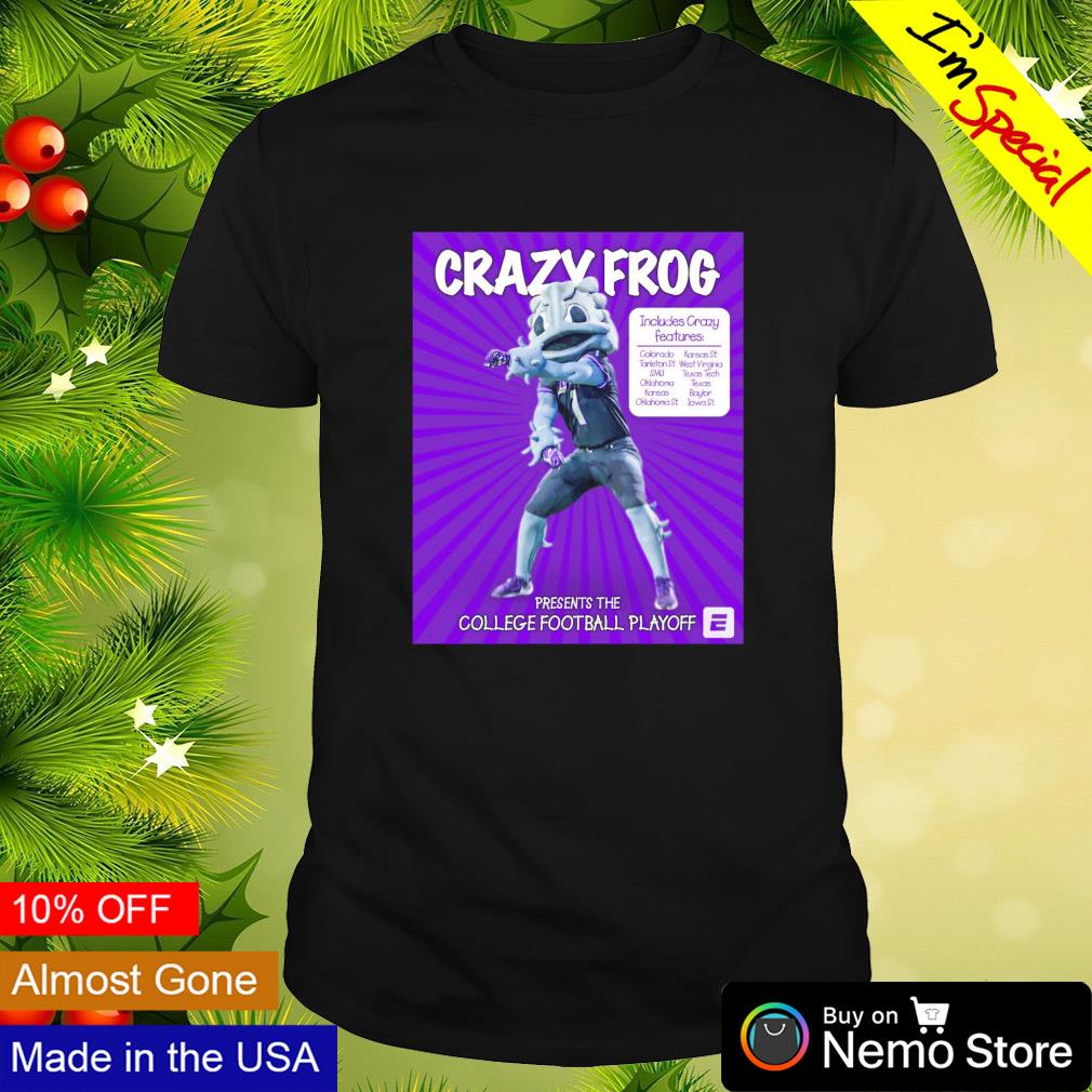 TCU Horned Frogs crazy frog presents the college football playoff shirt