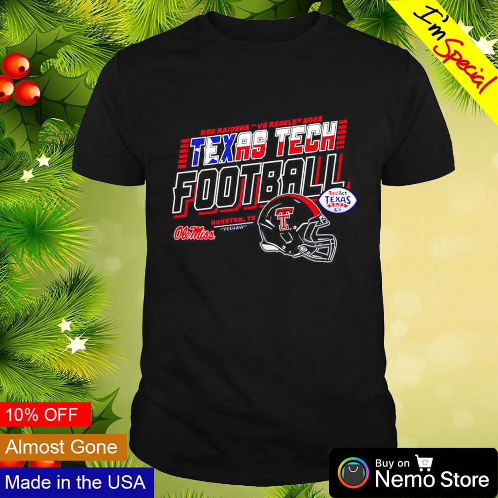 Texas Tech football Red Raiders vs Rebells 2022 Texas bowl shirt