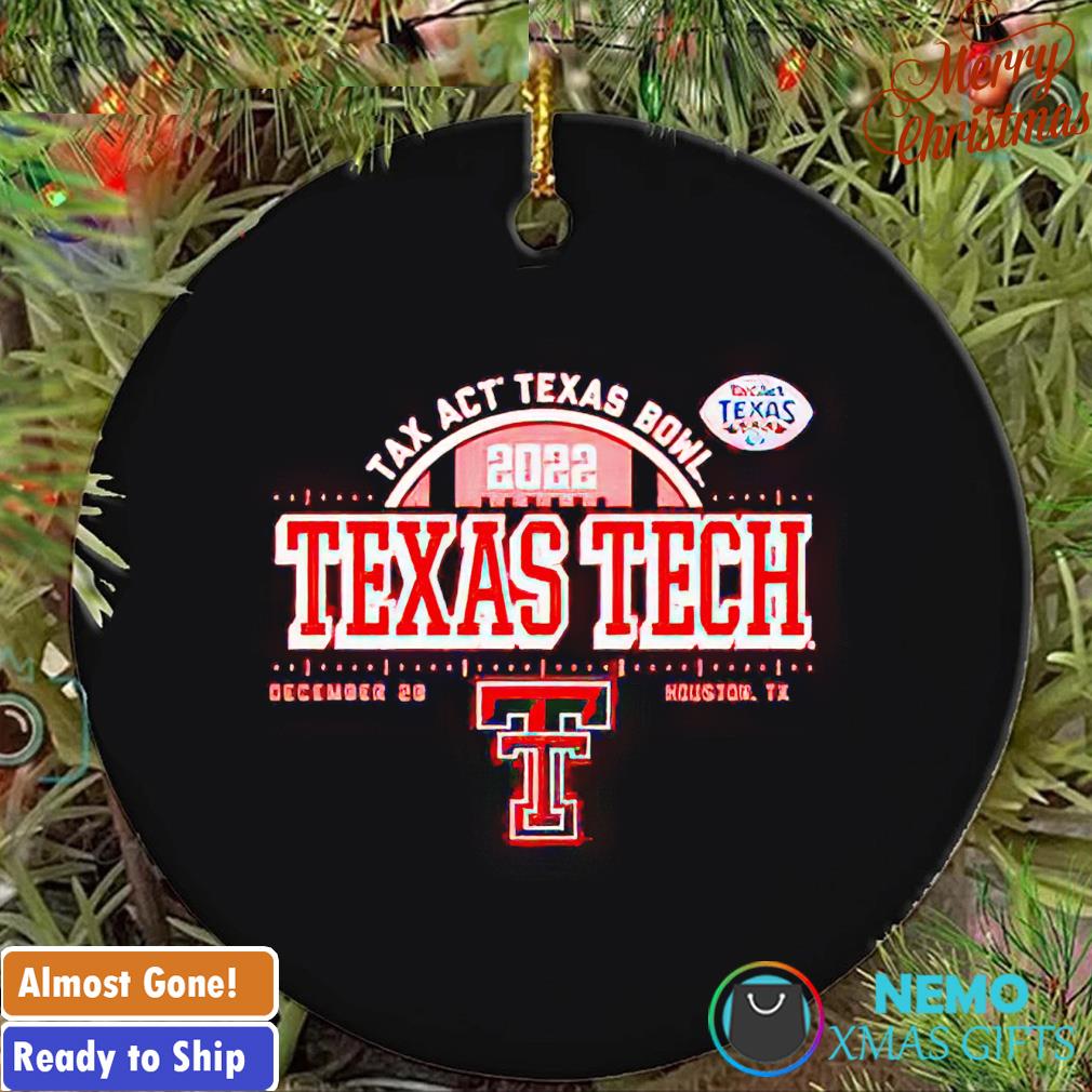 Texas Tech Red Raiders Taxact Texas Bowl Bound 2022 ornament