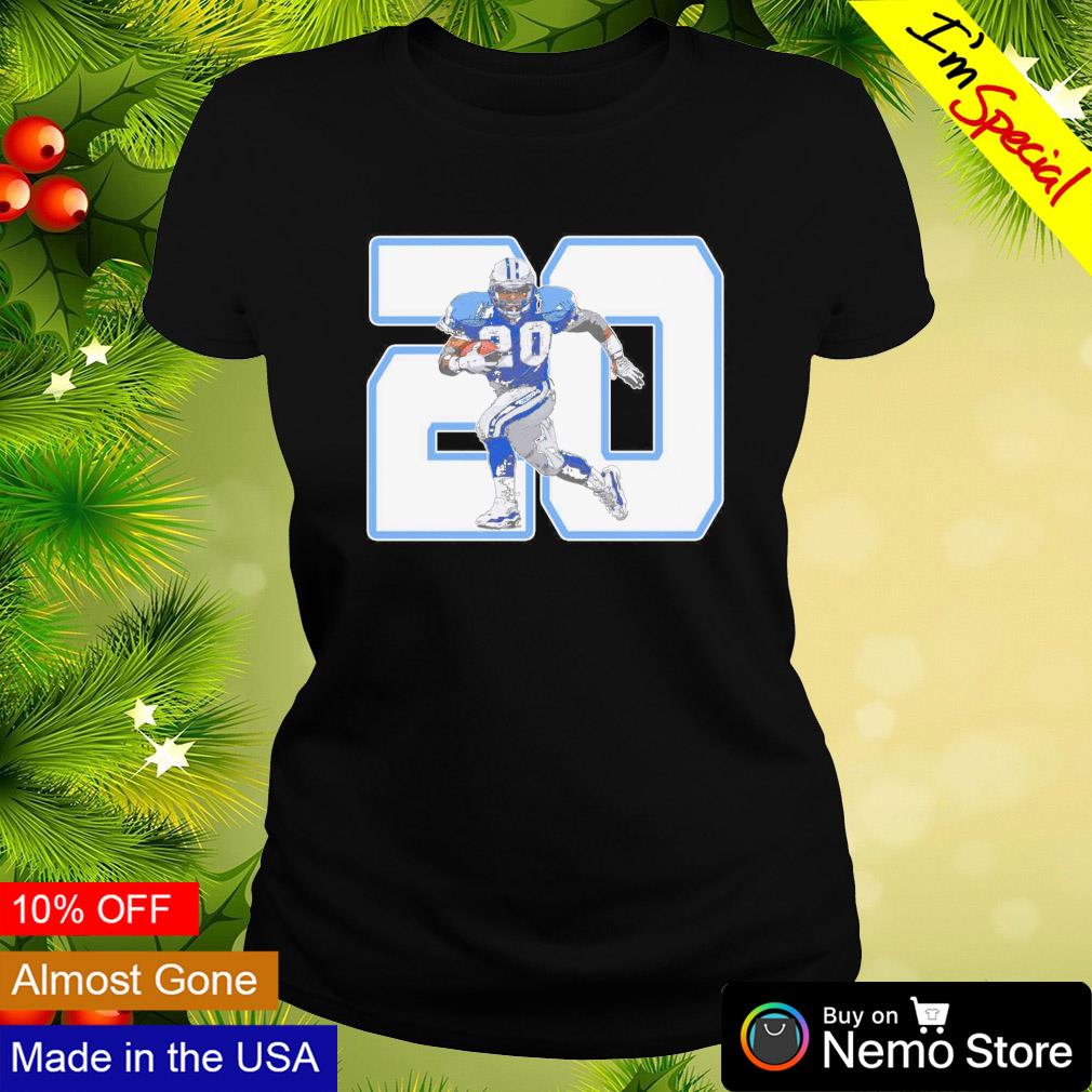 Detroit Lions Barry Sanders Shirt - High-Quality Printed Brand