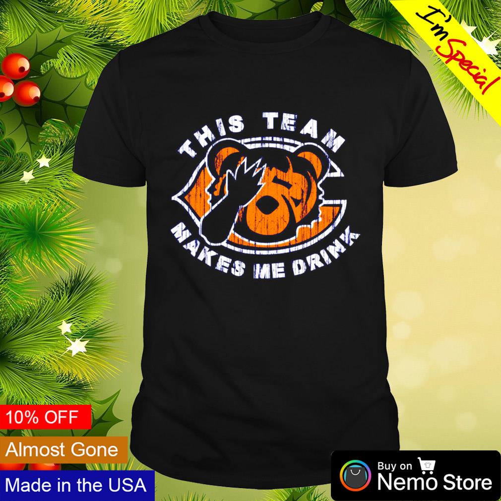 This team makes me drink Chicago Bears shirt