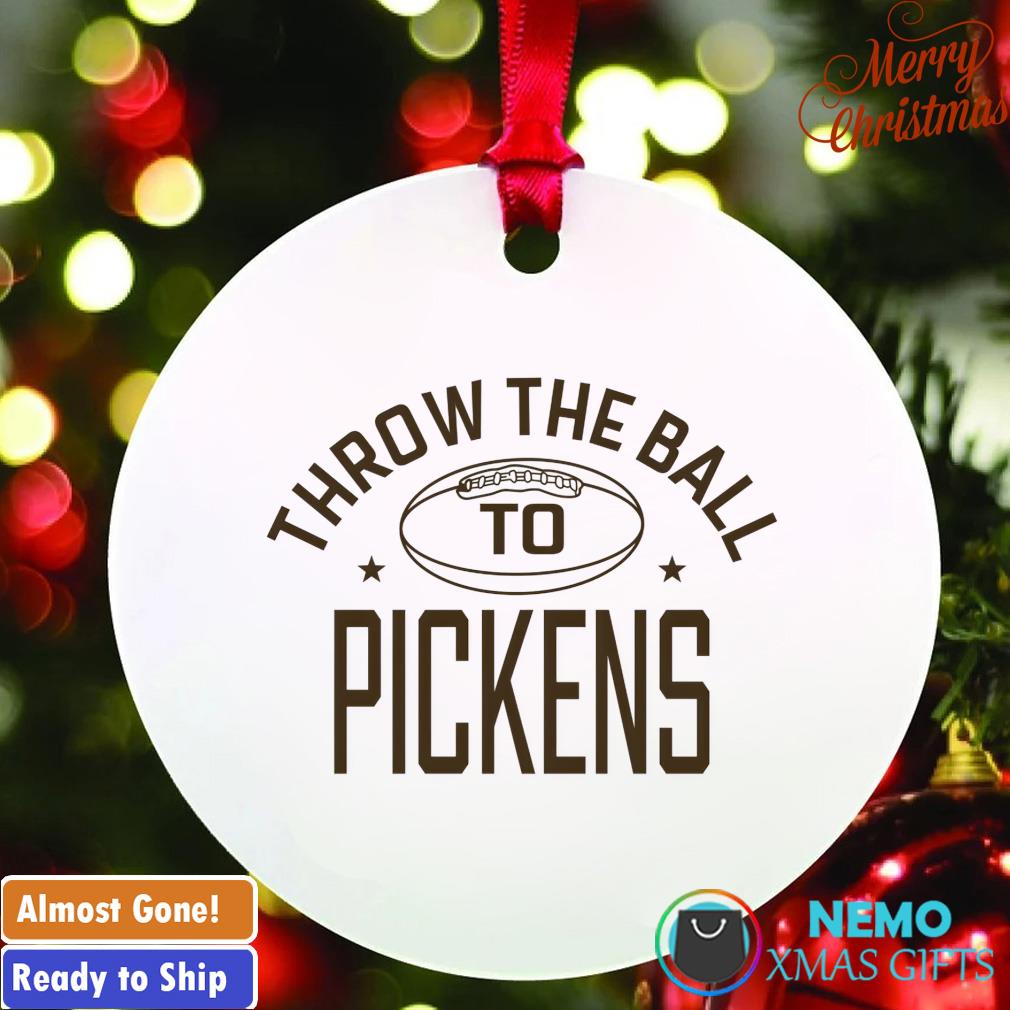 Throw the ball to pickens ornament