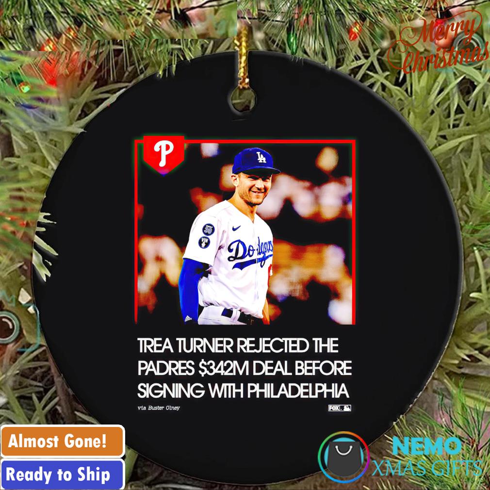 Trea Turner rejected the Padres deal before ornament