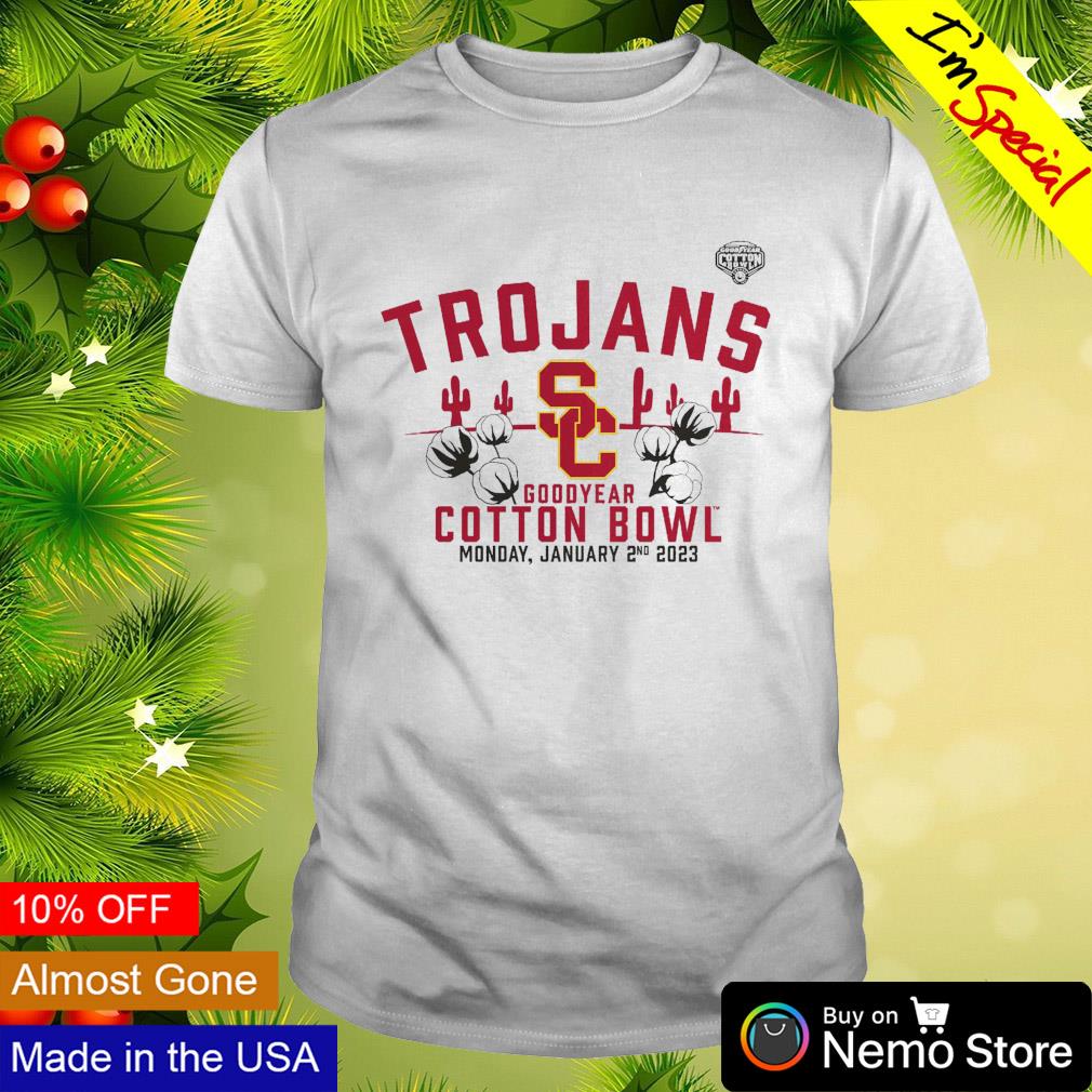 Usc Trojans 2023 goodyear cotton bowl gameday stadium shirt