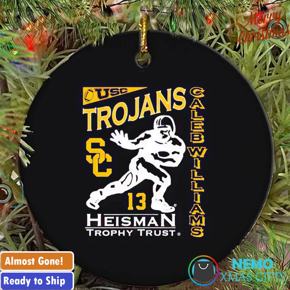 USC Trojans Caleb Williams heisman trophy trust ornament