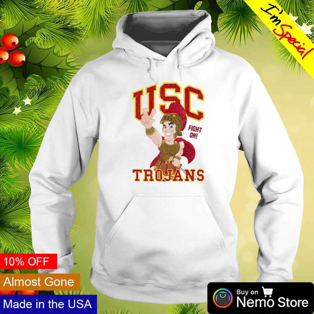 USC Trojans fight on shirt, hoodie, sweater and v-neck t-shirt