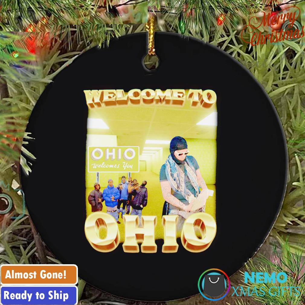 Welcome to Ohio Ohio welcome you ornament