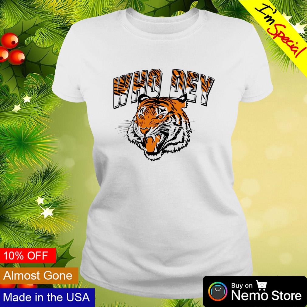 Cincinnati bengals who dey bengals tiger t-shirt, hoodie, sweater