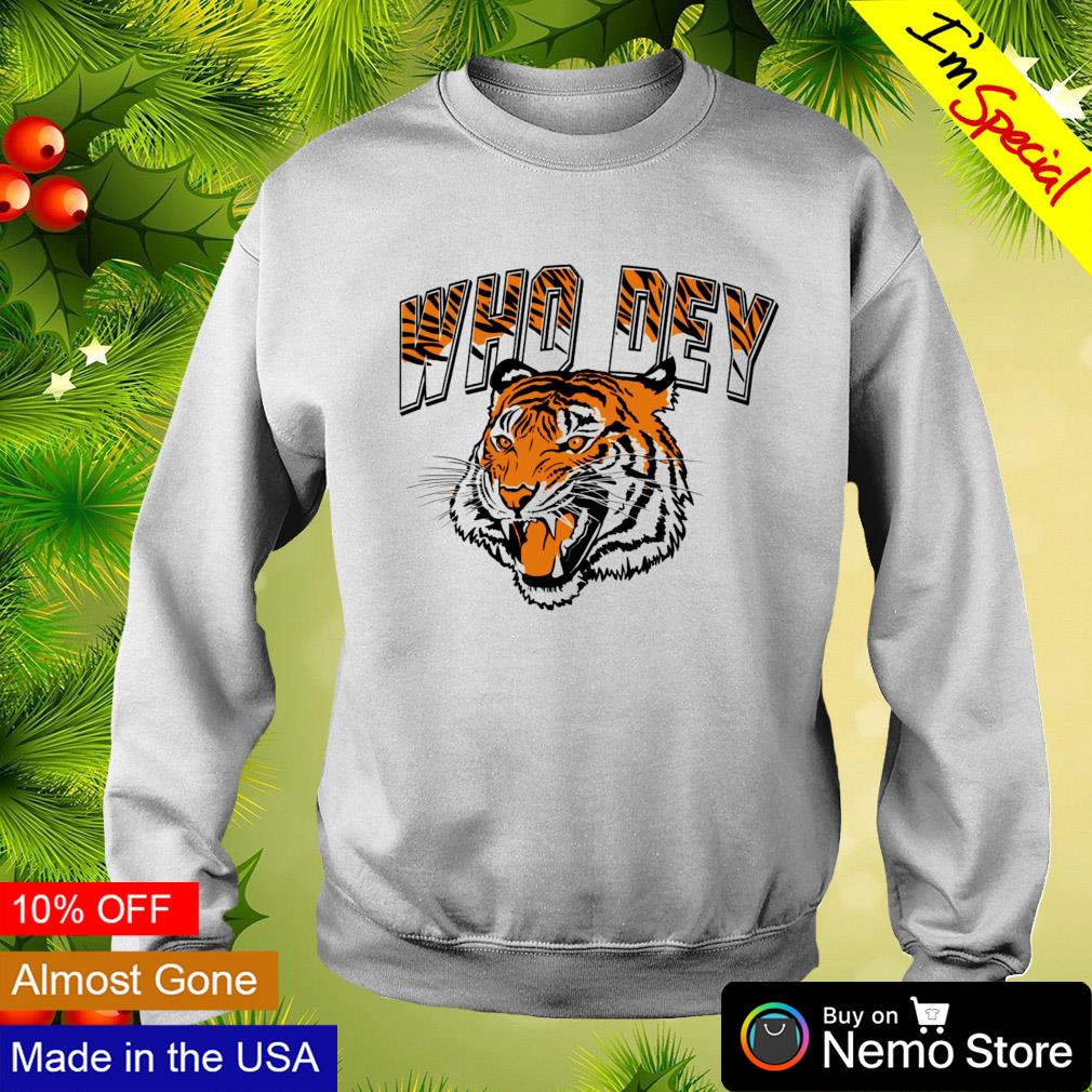 Who Dey Cincinnati Bengals Shirt NFL Football Sweatshirt Hoodie