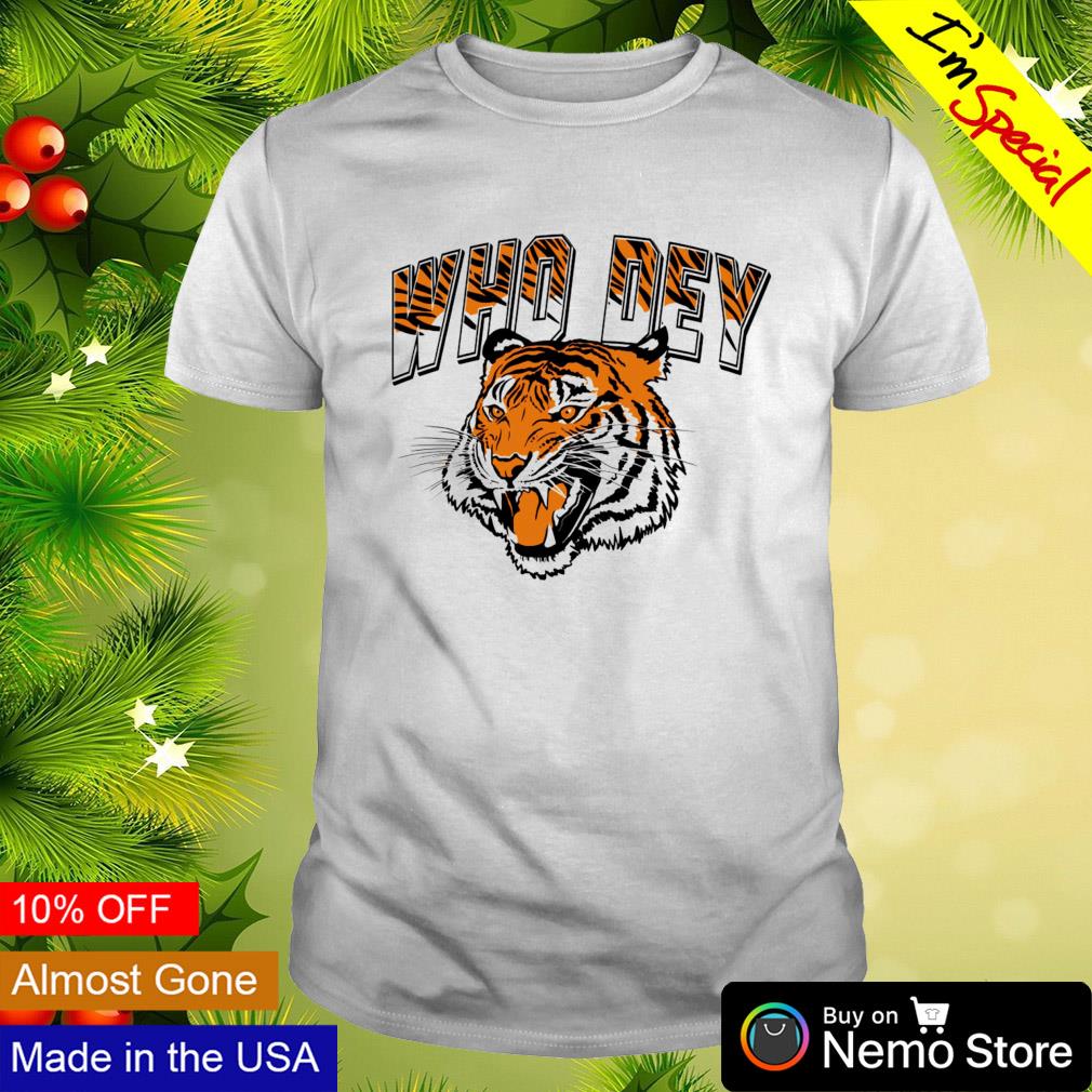 Who Dey Cincinnati Bengals Shirt