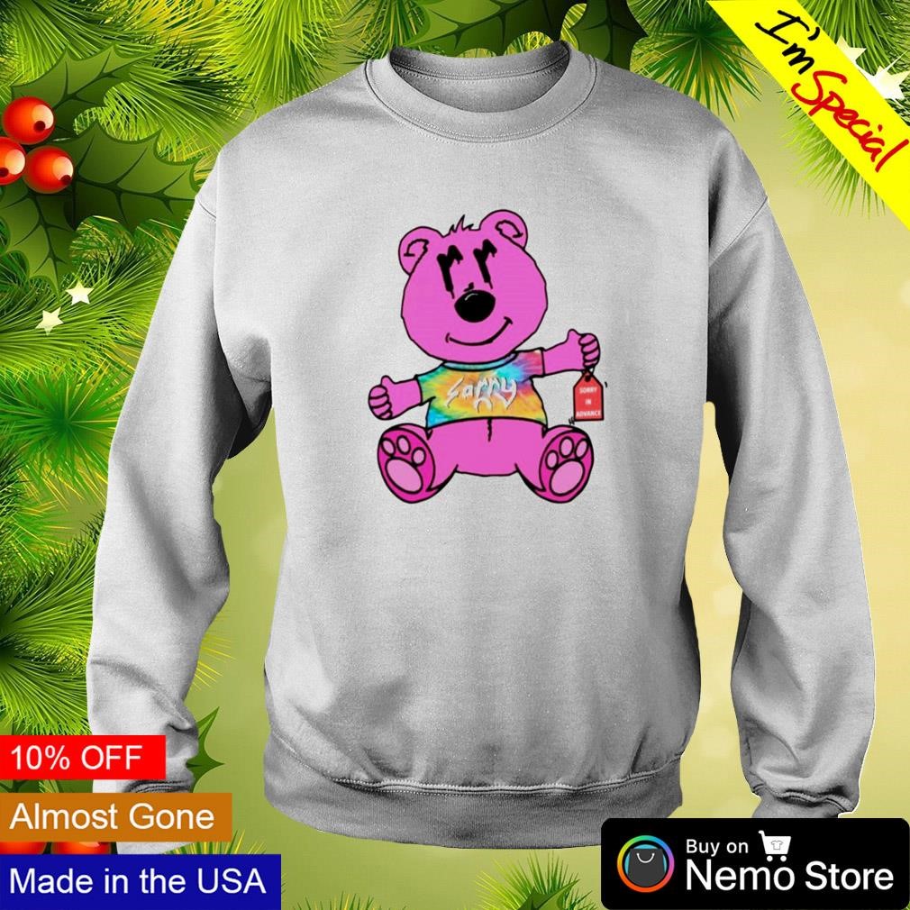 Joey burrow sorry pink bear 2023 shirt, hoodie, sweater and long sleeve