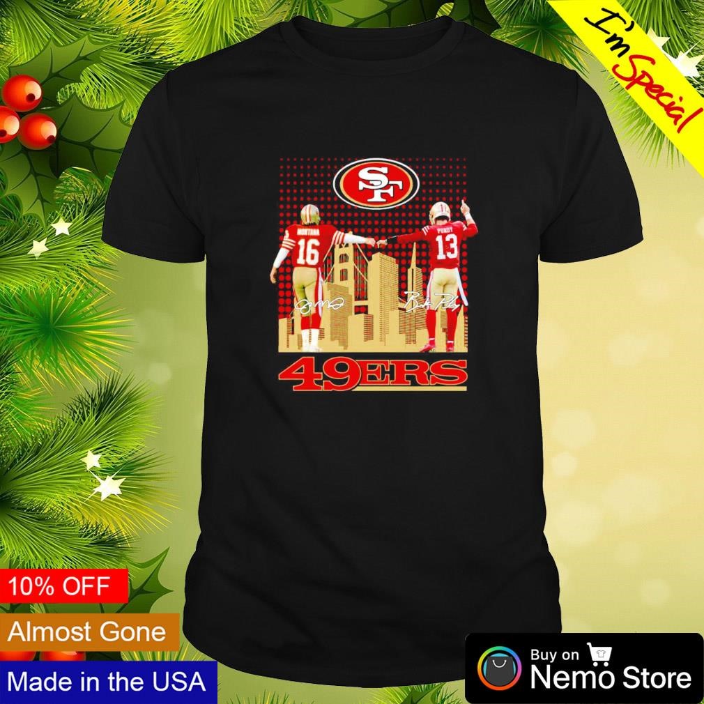 Joe Montana and Brock Purdy SF 49ers shirt, hoodie, sweater and v-neck  t-shirt