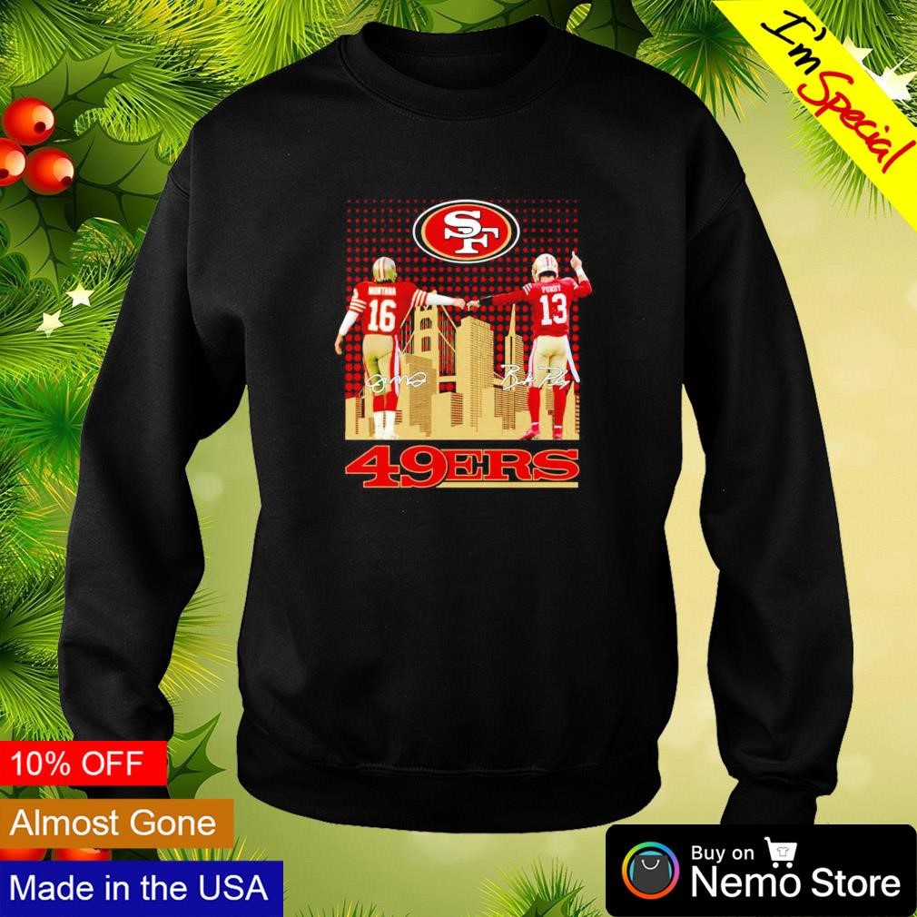 Joe Montana and Brock Purdy SF 49ers shirt, hoodie, sweater and v-neck t- shirt