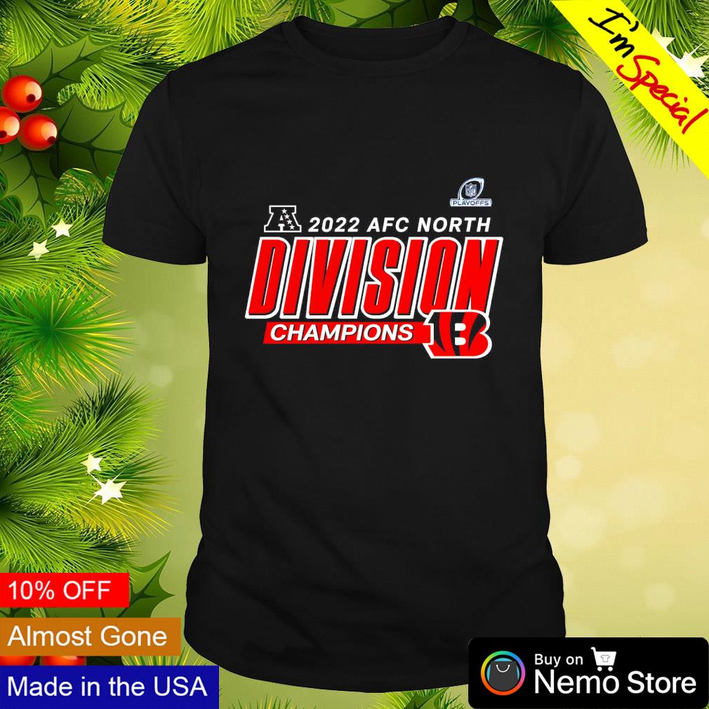 Cincinnati Bengals 2022 AFC North division champions divide and conquer  shirt, hoodie, sweater and v-neck t-shirt