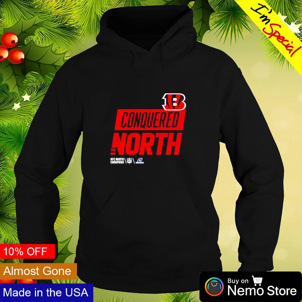 Cincinnati Bengals conquered the North AFC champions shirt, hoodie