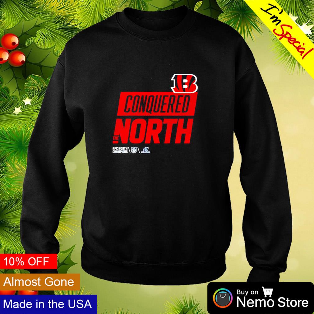 Best conquered the north AFC north champions bengals shirt, hoodie