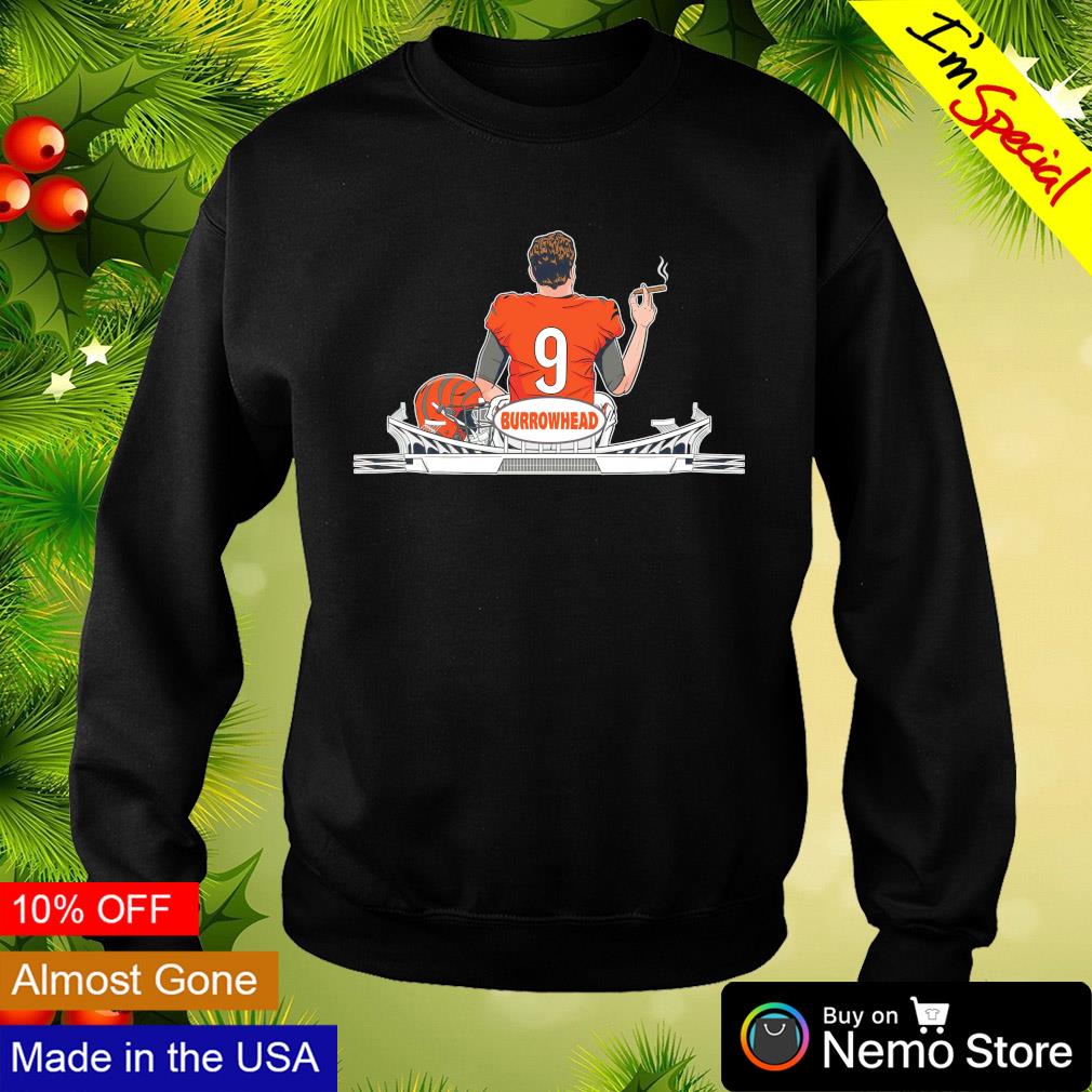 Joe Burrow Cincinnati Bengals cigar funny T-shirt, hoodie, sweater, long  sleeve and tank top