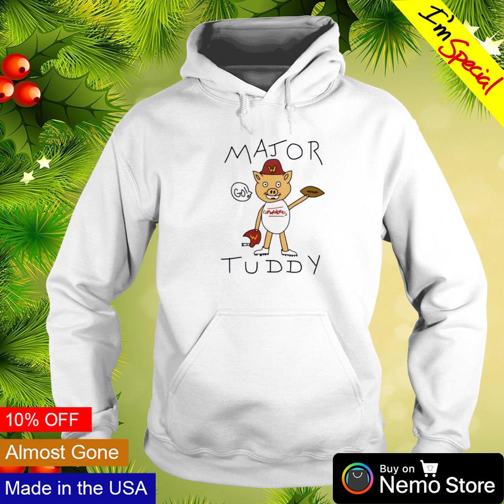 Washington Commanders Major Tuddy Mascot Unisex Hoodie 