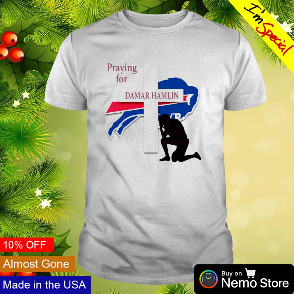 Jesus praying for Damar Hamlin Buffalo Bills shirt, hoodie, sweater and  v-neck t-shirt