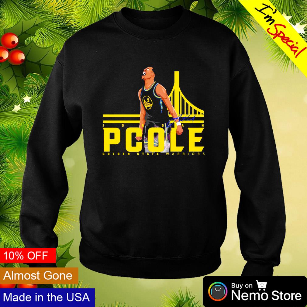 Jordan Poole Golden State Warriors screaming signature art shirt, hoodie,  sweater and v-neck t-shirt