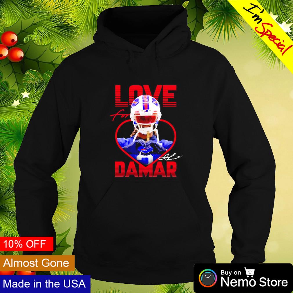 Official Love For 3 Damar Hamlin Buffalo Bills Shirt, hoodie, sweater, long  sleeve and tank top