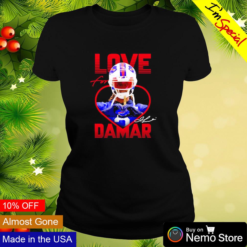 Love for Damar Hamlin Buffalo Bills shirt, hoodie, sweater and v