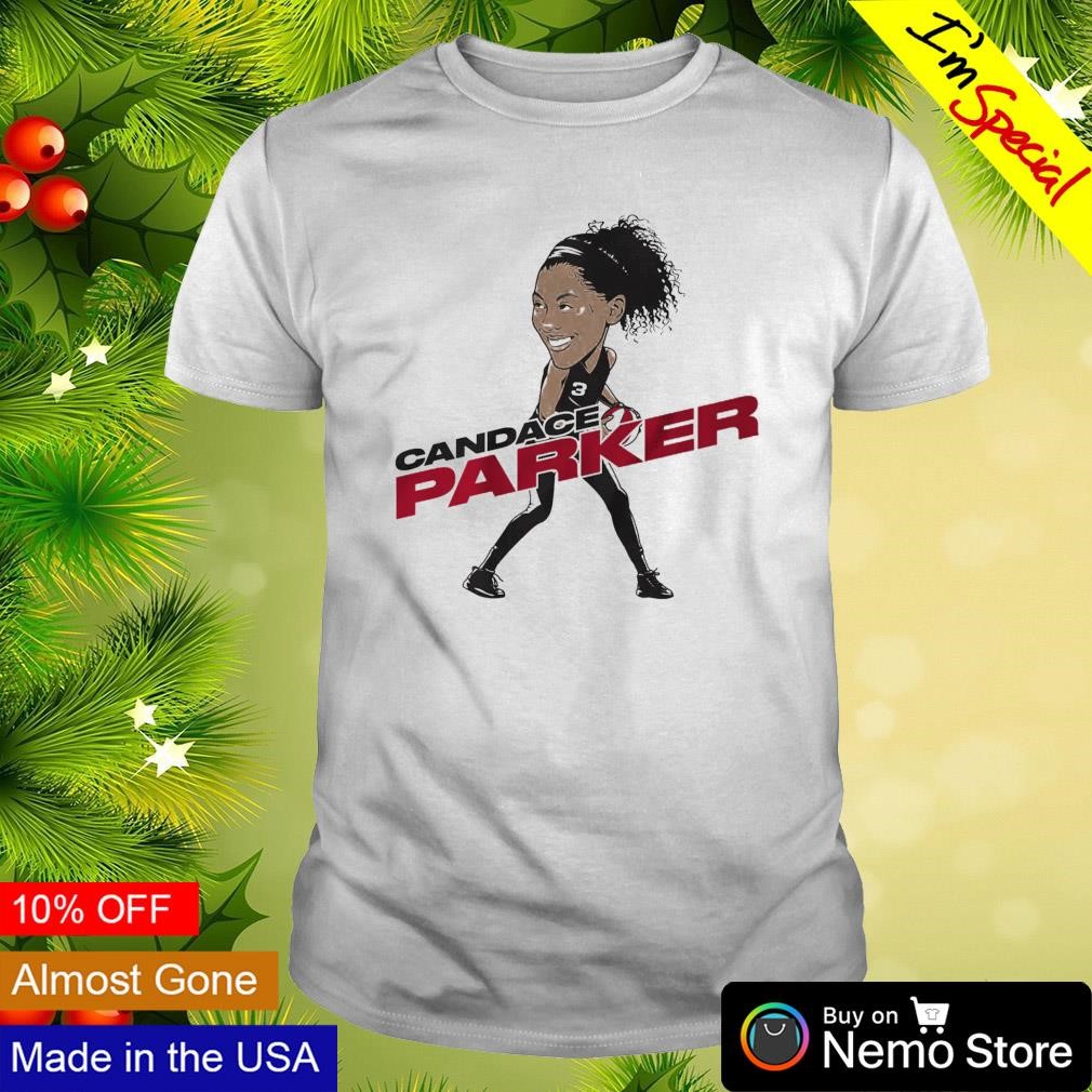Candace Parker Las Vegas Aces WNBA caricature shirt