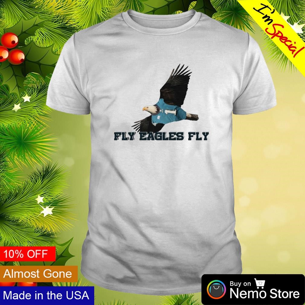 Fly Eagles fly Eagle wearing Jalen Hurts shirt
