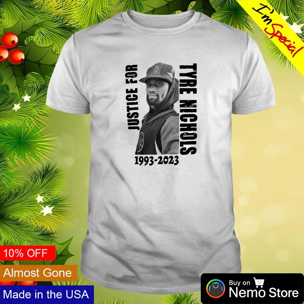 Justice for Tyre Nichols 1993 2023 shirt
