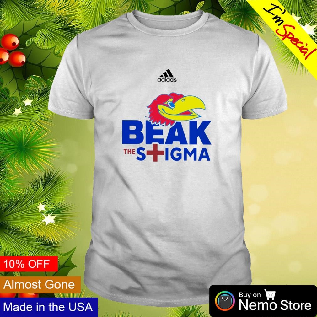 Kansas Jayhawks beak the stigma shirt
