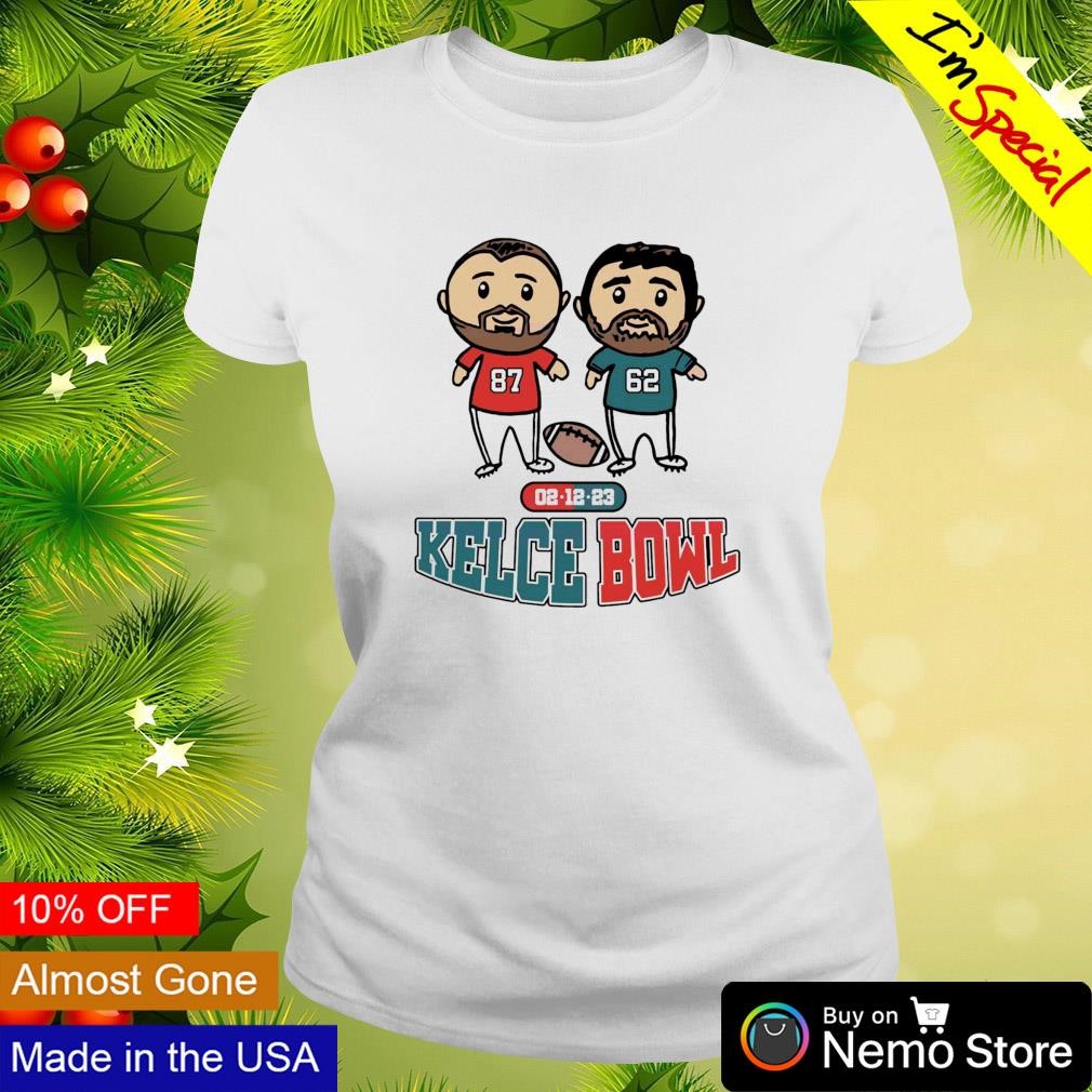 Official Travis Kelce and Jason Kelce Super Bowl LVII 2023 Shirt