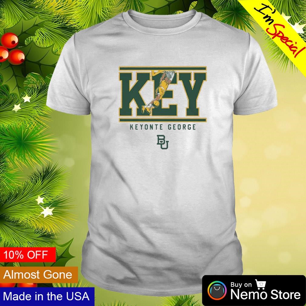 Key Keyonte George Baylor Bears basketball shirt