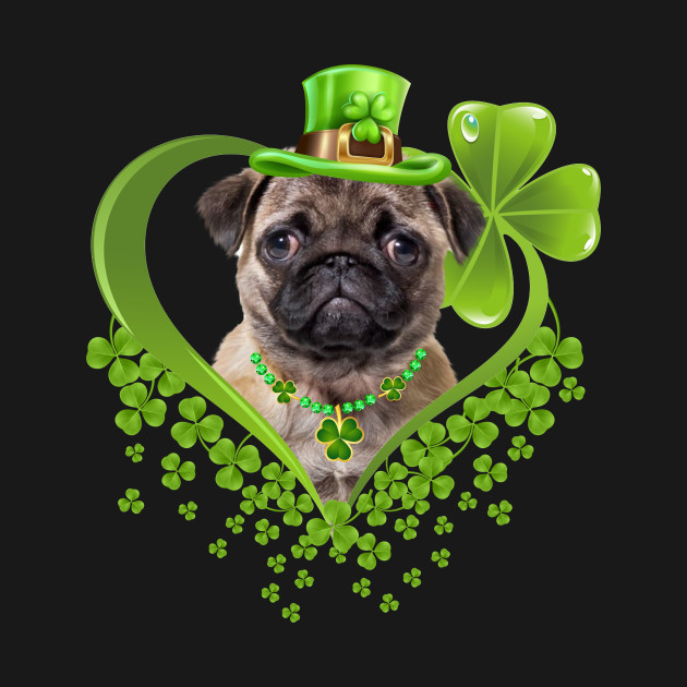 st patrick's day pug shirt