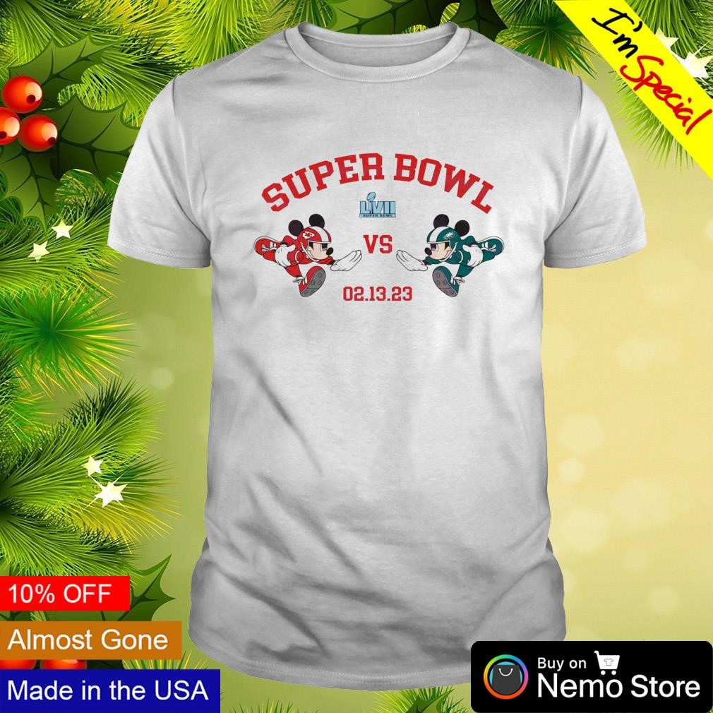 NFL Super Bowl LVII Chiefs vs Eagles Collectible Pin Mickey Mouse  Quarterback