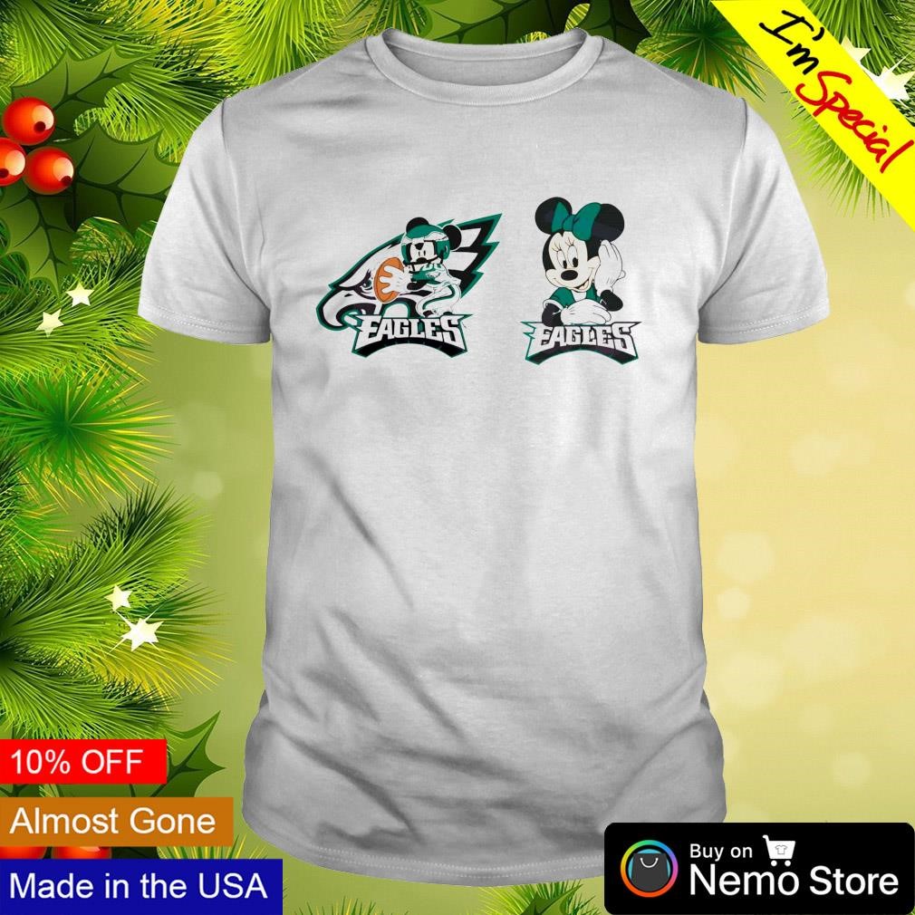 Mickey and Minnie Philadelphia Eagles shirt