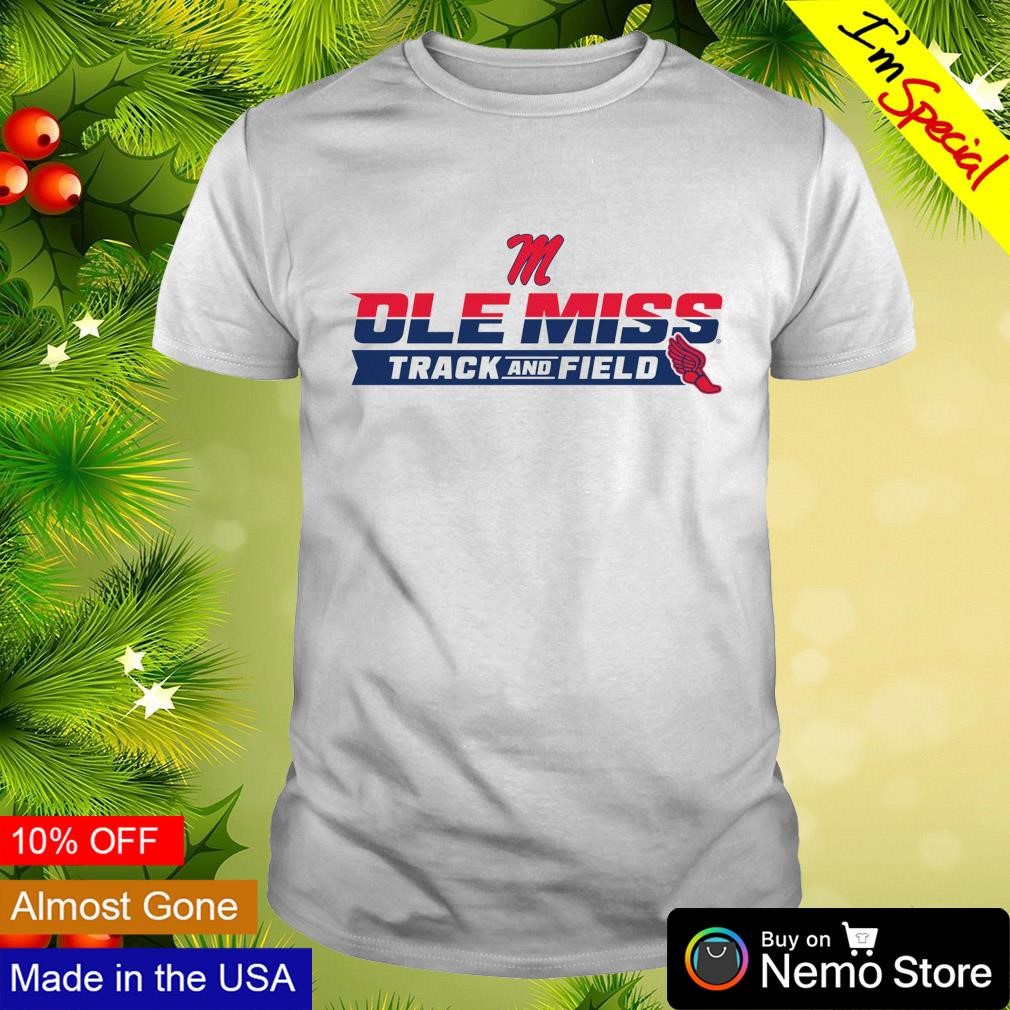 Ole Miss Rebels track and field finish line shirt