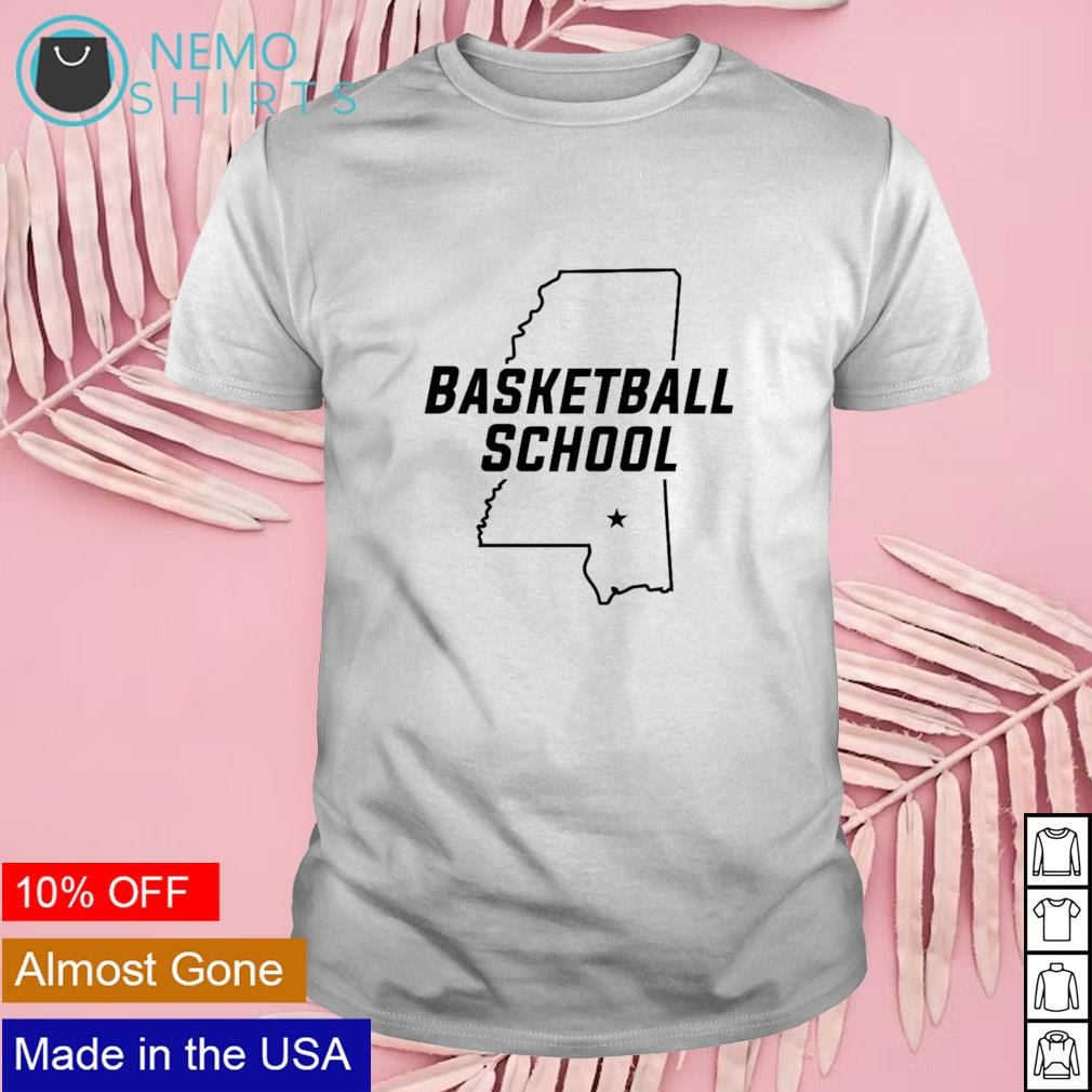 Southern Miss Golden Eagles basketball school map shirt