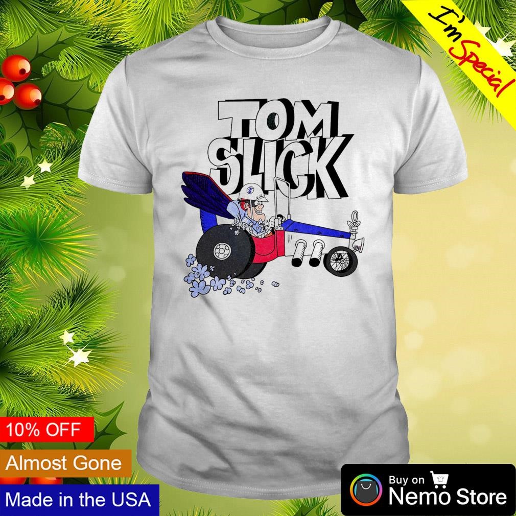 Tom Slick Jay Ưard cartoons in the thunderbolt grease slapper shirt